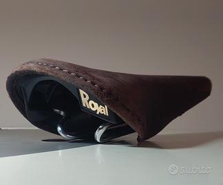 Sella bici vintage Eroica – Royal – pelle marrone