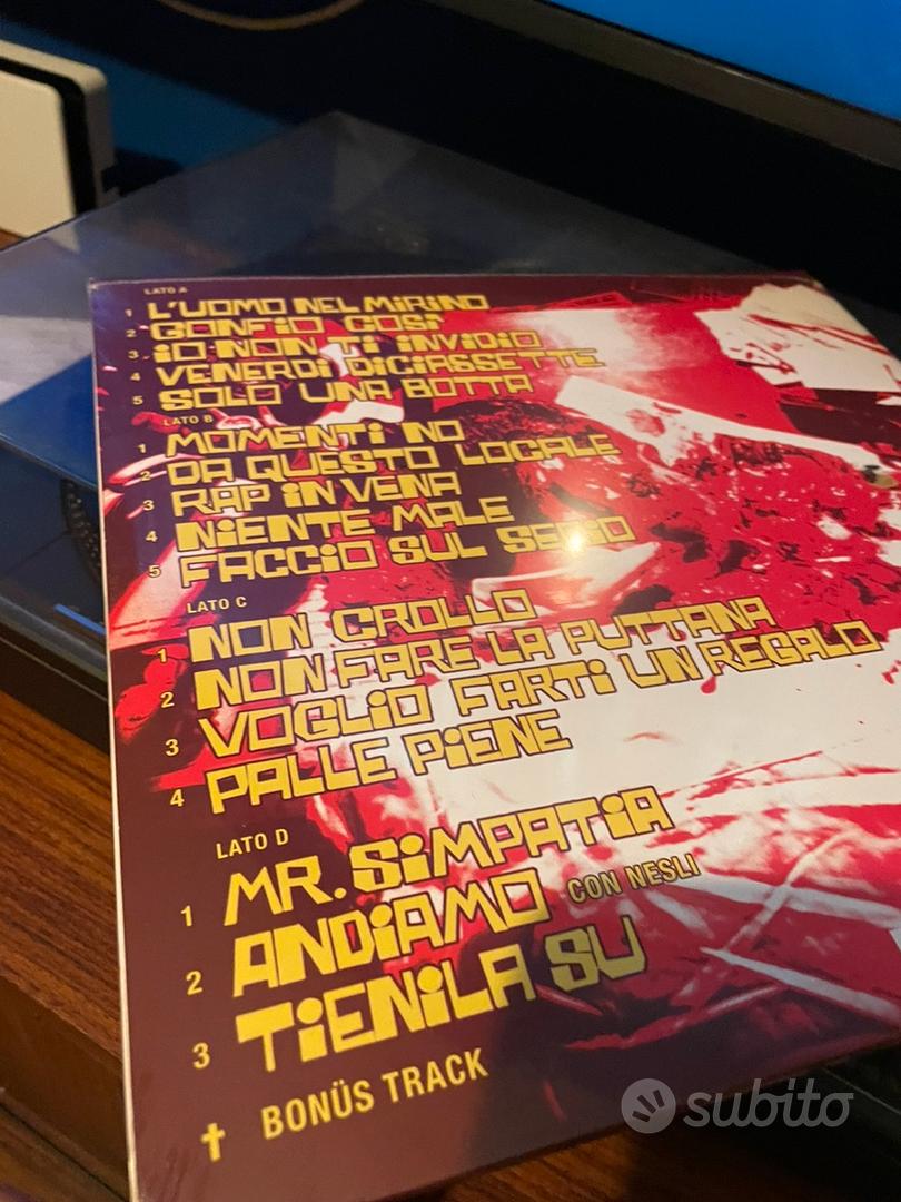 Vinile Rosso Mr Simpatia Fabri Fibra - Musica e Film In vendita a Milano