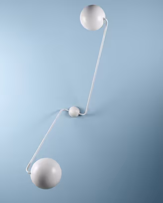 Lampadario Moderno Orientabile a 2 Bracci