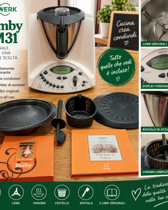 Robot cucina Bimby Vorwerk TM31. Originale