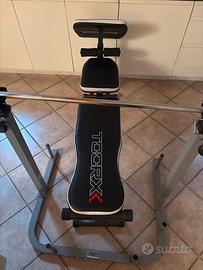 Panca Toorx, Rack e bilanciere professionale