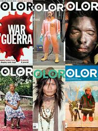 Lotto 6 riviste COLORS + catalogo Benetton 1996