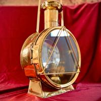 Lanterna ferroviaria in ottone