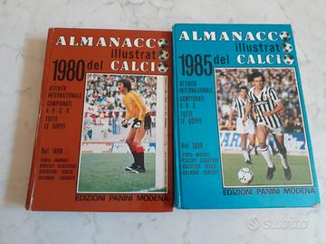 Lotto 2 Almanacchi Illustrati del Calcio Panini -