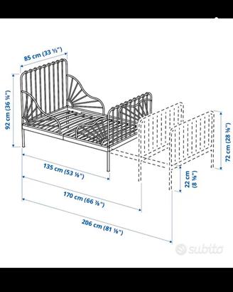 Letto ikea 