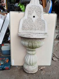 FONTANA  IN GESSO-GRANIGLIA