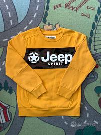 Felpa Jeep Gialla e camouflage 8/9 anni