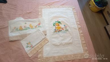 set lenzuola culla neonato 