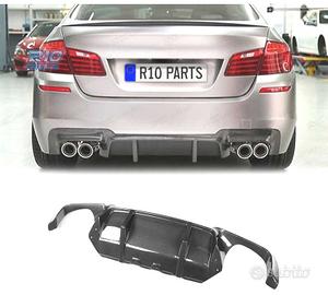 DIFFUSORE BMW F10 F11 LOOK M5 NERO LUCIDO