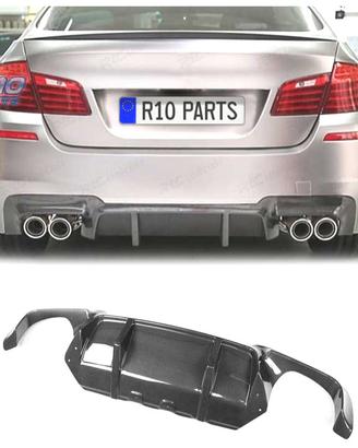 DIFFUSORE BMW F10 F11 LOOK M5 NERO LUCIDO