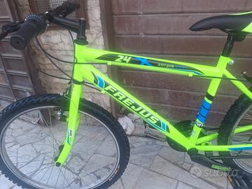 bici misura 24 freyus verde flu