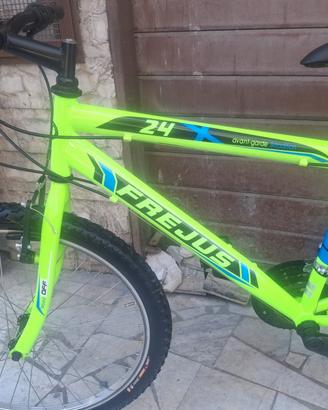 bici misura 24 freyus verde flu