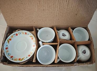 Servizio da 6 tazzine con piattini - Fiorucci 