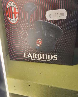 Cuffie earbuds AC Milan