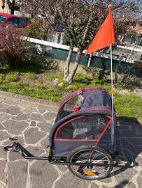 Carretto da bici per bambini o animali