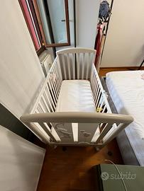 Lettino neonato Pali con sbarre e cassetto