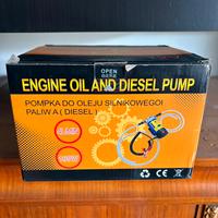 Pompa aspira olio 12v auto 100w nuova