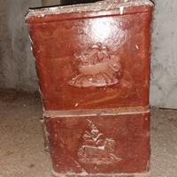 Stufa in cotto antica