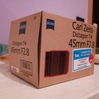 Scatola obiettivo Contax T 45 mm per Contax 645 af