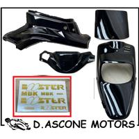 CARENE BOOSTER NERO CON ADESIVI ORO
