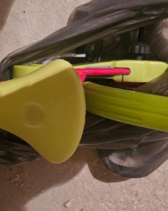 bici con rotelle ruote da 10 per bambini  2-3anni 