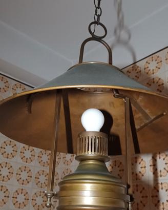 lampadario in rame