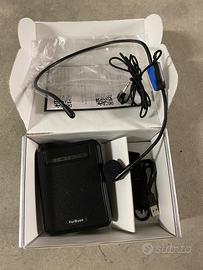 AMPLIFICATORE VOCALE con microfono ad archetto