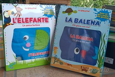 Set 2 libri gioco per il bagnetto. Edibimbi