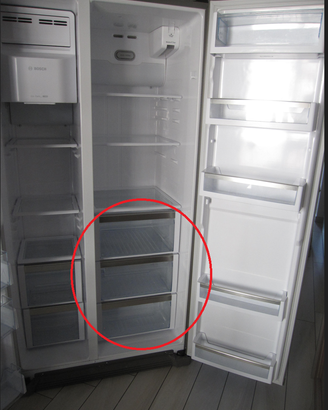 Cassetti ricambi frigo Bosch KAN58A45/06