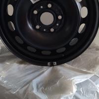 4 Cerchioni in ferro originale VW 6J x 16H2