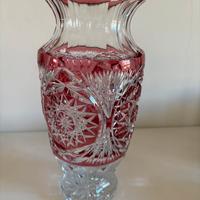 Vaso in cristallo di Bohemia