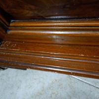 mobile porta TV in legno radica di noce