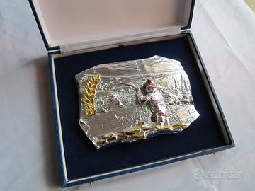 TARGA CACCIA IN ASTUCCIO sconto 50%