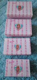 Set Scatole Barbie (4 pezzi)