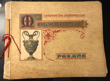 Molaroni & C. Pesaro. Catalogo ceramiche Liberty