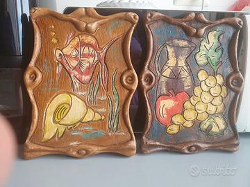 mattonelle da appendere in coccio