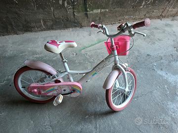 bici bambina unicorno 16 pollici 