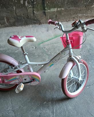 bici bambina unicorno 16 pollici 