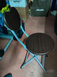 Sgabelli pieghevoli