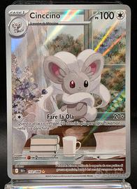 Pokemon Carta Cinccino Full Art  153/086 AR Black