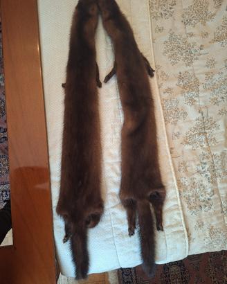 Coppia di Pelli di Visone Vintage