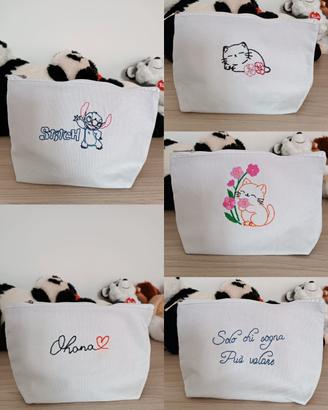 Borsetta Pochette personalizzabili ricamate a mano
