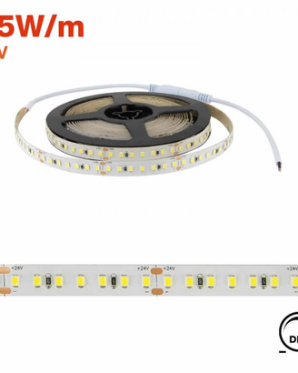 Striscia led 5m 24V 3000K bianco caldo