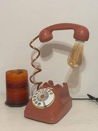 Lampada telefono terracotta