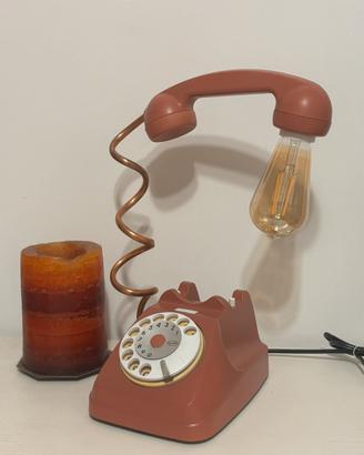 Lampada telefono terracotta