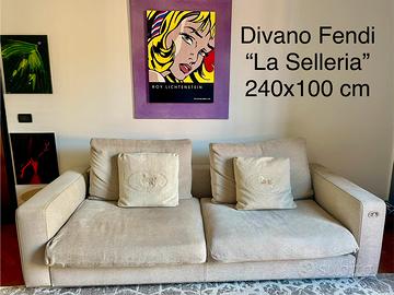 Divano di lusso marca Fendi “La Selleria”