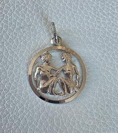medaglietta segno zodiacale gemelli