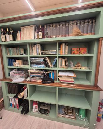 LIBRERIA IN LEGNO MASSELLO
