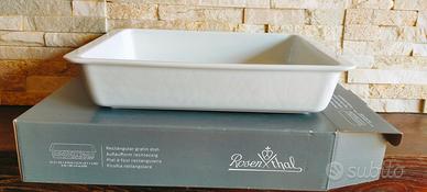 pirofila rettangolare porcellana bianca Rosenthal