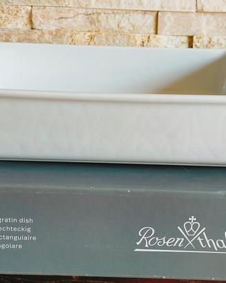 pirofila rettangolare porcellana bianca Rosenthal